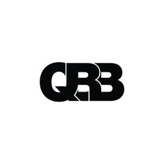 QBB letter monogram logo design vector