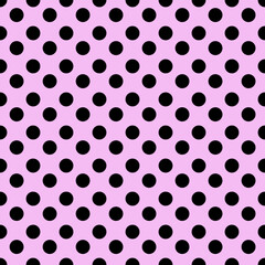 Beautiful Design Black Dot Pattern Vector Seamless Checkered Abstract Geometric Background For Wallpaper, Wrapping, Background, Fabric