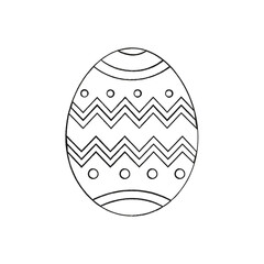 Easter egg drawing