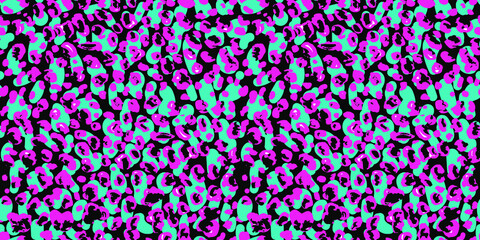 Leopard pattern. Seamless vector background. Trendy modern abstract art for textile, apparel, swimwear, wallpaper. Animal print design