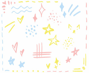 set of decorative illustrations