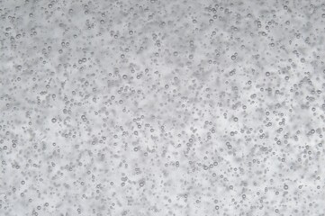 air bubbles in a transparent liquid close-up. micro