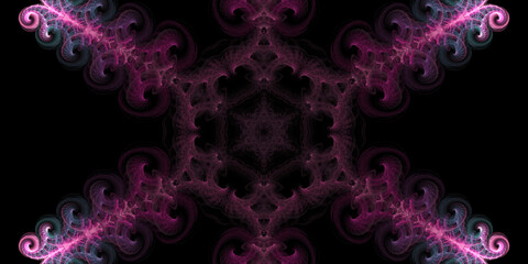 Fraktal Hintergrund Design Vorlage