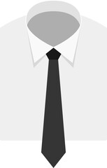 Neck tie clipart design illustration