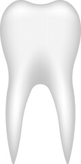 Tooth vector clipart design illustration
