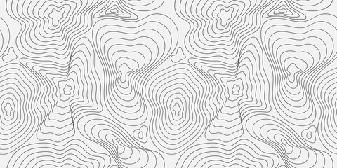 Vector monochrome seamless pattern, curved lines, black white background. Abstract dynamical rippled surface, visual halftone 3D effect, illusion of movement, curvature. Design for tileable print