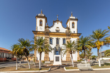 church in the city of Caeté, State of Minas Gerais, Brazil