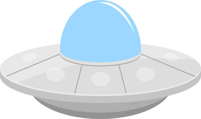 Ufo spaceship concept clipart design illustration