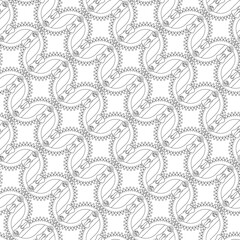 Vector seamless black line texture opening zipper