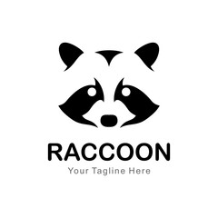 raccoon head logo © joko