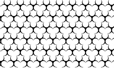 Naklejka premium black three sickle combine white background