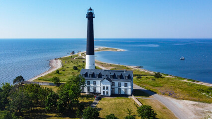 Sorve lighthouse in Saaremaa Island, Estonia - obrazy, fototapety, plakaty