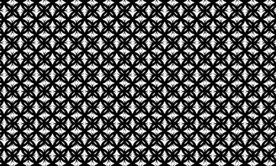 black flower pattern repeat sickle shape combine 