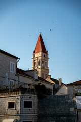 Fototapeta na wymiar Streets of historical center i Trogir