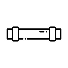Illustration of Industrial Pipe Icon