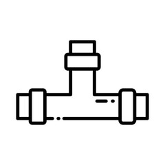 Illustration of Industrial Pipe Icon