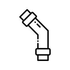 Illustration of Industrial Pipe Icon