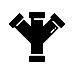 Illustration of Industrial Pipe Icon