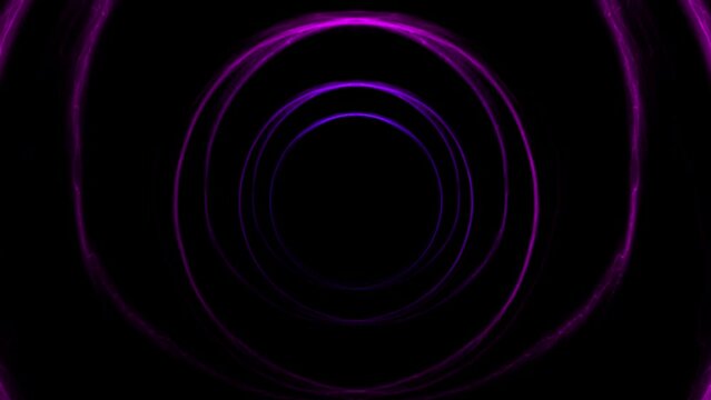 Animation with abstract circles