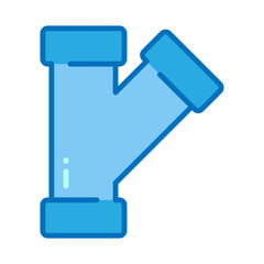 Illustration of Industrial Pipe Icon