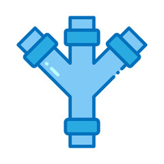 Illustration of Industrial Pipe Icon
