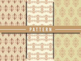 seamless pattern set design template, with a luxury pattern, suitable for packaging various kinds of food, cosmetics, and others