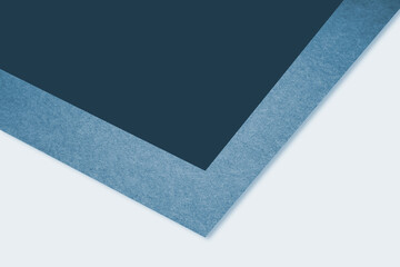 abstract blue background with lines forming triangle looks like side view of an open book plain vs...