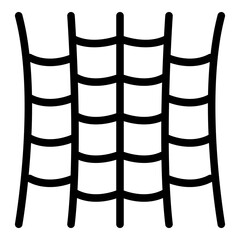 Rope park net icon outline vector. Sport adventure. Extreme climb
