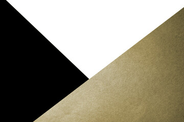 Dark and light abstract black white and yellow triangles  paper background with lines intersecting each other  plain vs textured cover