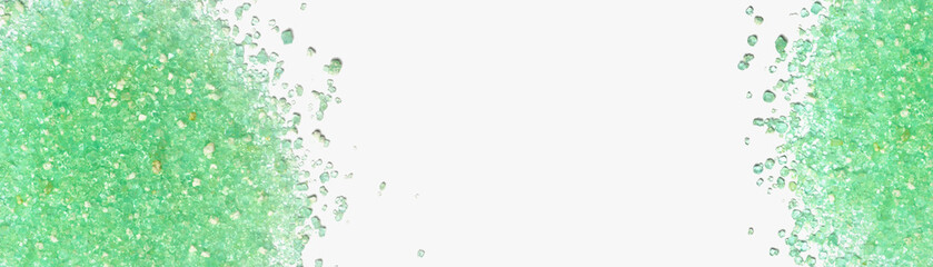 Fototapeta premium Ferrous Sulfate, chemical ingredient on white laboratory table.