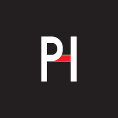 Flat design ph logo template Free Vector