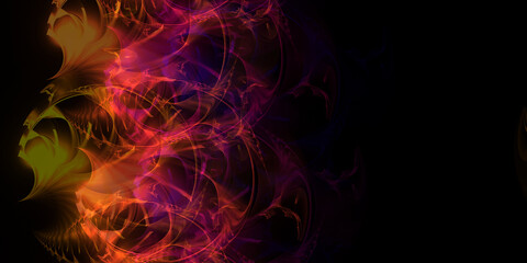 Fraktal Hintergrund Design Vorlage