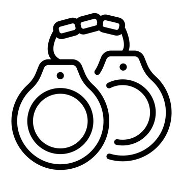 black line art handcuffs clip art preview