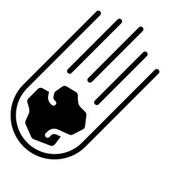 meteorite glyph icon © Nur Achmadi Yusuf