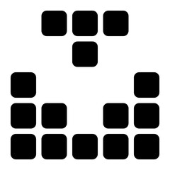 tetris glyph icon
