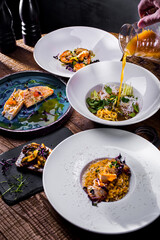 Different dishes
