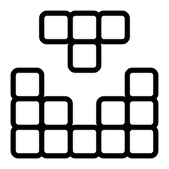 tetris line icon