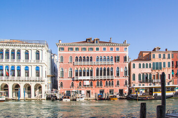 Naklejka premium Beautiful views of the Grand Canal in Venice, Italy