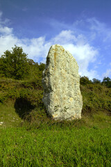 Menhir de Merli (Merlli) Valle de Isábena.Pirineo Aragones.Huesca.España.