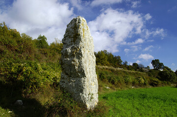 Menhir de Merli (Merlli) Valle de Isábena.Pirineo Aragones.Huesca.España.