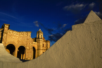 Fototapeta premium Capilla abierta del monasterio de San Pedro Teposcolula(s.XVI).Mixteca. Estado de Oaxaca .México.