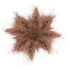 Dry brown powder explosion