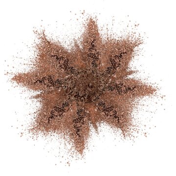 Dry Brown Powder Explosion