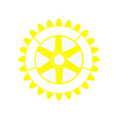 Obraz premium Rotary club wheel