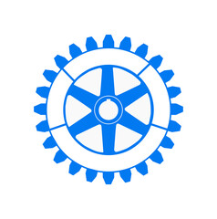 Rotary club wheel