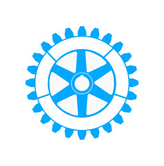 Rotary club wheel