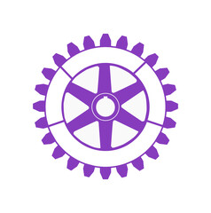 Obraz premium Rotary club wheel