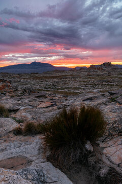 Sunset over Cederberg Mountains, Western Cape