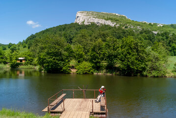 Fototapeta premium Mountain lake