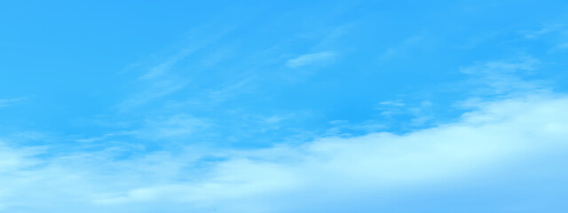 Abstract blue sky background of summer season with small clouds, fluffy and blurry summer sky background for wallpaper and design related works.